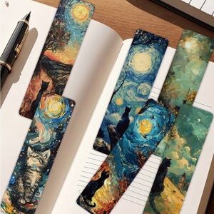 Brand New 30pcs Oil Painting Cats Themed Non-Repeating